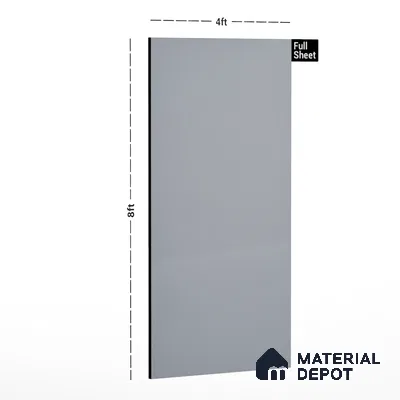 Stone Look 234 HG Bluish Grey 8 ft x 4 ft High Gloss Finish Decorative Laminate - 1 mm  | Suitable for TV Unit, Wardrobe, Kitchen Cabinets | Matching Edgeband Code - (Rehau - 333698
-008) | (E3 - 1515 HG)