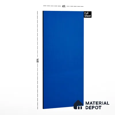259 LU Dawn Blue 8 ft x 4 ft Texture Finish Decorative Laminate - 1 mm  | Suitable for TV Unit, Wardrobe, Kitchen Cabinets | Matching Edgeband Code - (Rehau - 112037) | (E3 - 1519 HG)