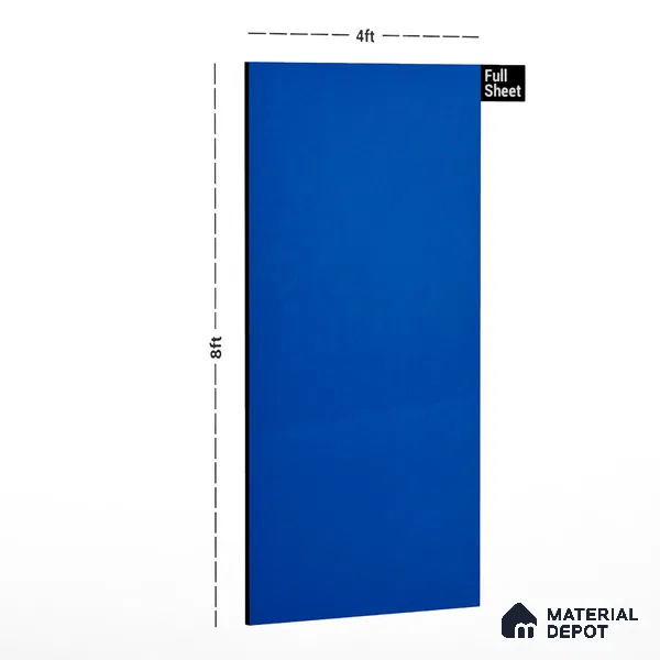 259 LU Dawn Blue 8 ft x 4 ft Texture Finish Decorative Laminate - 1 mm  | Suitable for TV Unit, Wardrobe, Kitchen Cabinets | Matching Edgeband Code - (Rehau - 112037) | (E3 - 1519 HG)