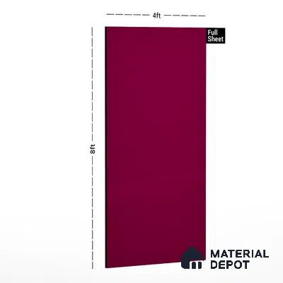 90155 LU Hot Pink 8 ft x 4 ft Texture Finish Decorative Laminate - 1 mm  | Suitable for TV Unit, Wardrobe, Kitchen Cabinets | Matching Edgeband Code - (Rehau - 75600) | (E3 - 1014 HG)