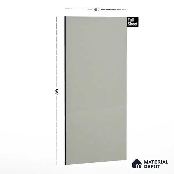 80006 SU Warm White 8 ft x 4 ft Texture Finish Liner Laminate - 0.8 mm | Suitable for TV Unit, Wardrobe, Kitchen Cabinets