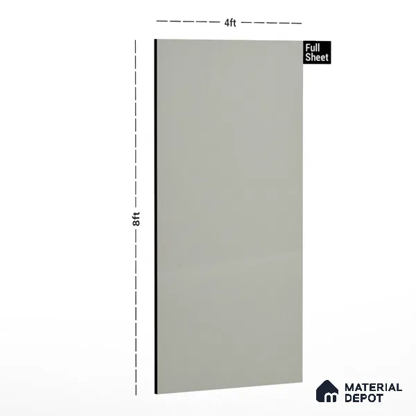 80006 MT Warm White 8 ft x 4 ft Matte Finish Liner Laminate - 0.8 mm | Suitable for TV Unit, Wardrobe, Kitchen Cabinets