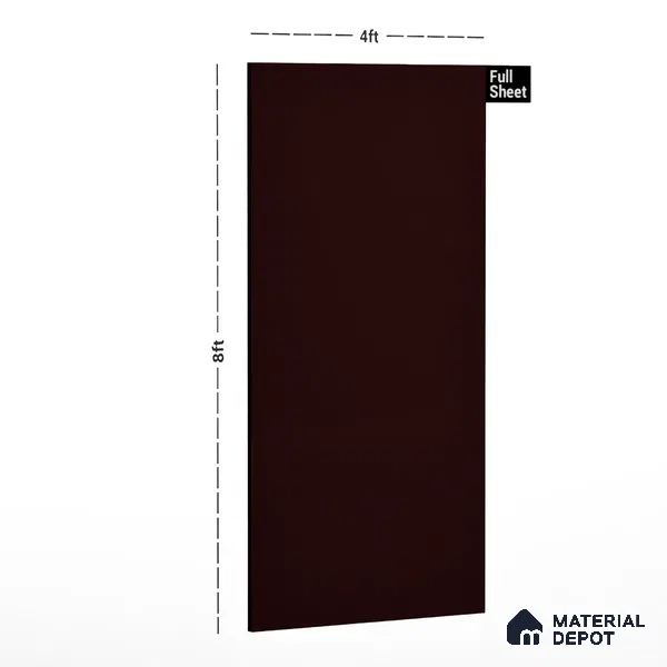 Purple Solid Colors Look 911 SF Black Current 8 ft x 4 ft High Gloss Finish Decorative Laminate - 1 mm | Suitable for Living Room, Kitchen, Office