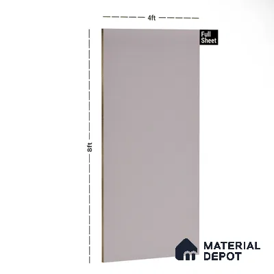 Dusty Violet Solid Colors look LM 23796 B (ZH 8683) 8 ft x 4 ft High Gloss Finish 6H Anti Scratch Acrylic Laminate - 1.5 mm | Suitable for Living Room, Kitchen, Office