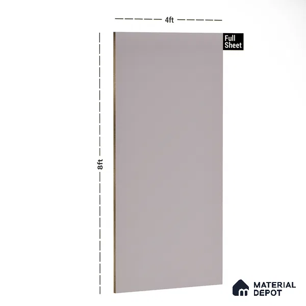 Dusty Violet Solid Colors look LM 23796 B (ZH 8683) 8 ft x 4 ft High Gloss Finish 6H Anti Scratch Acrylic Laminate - 1.5 mm | Suitable for Living Room, Kitchen, Office