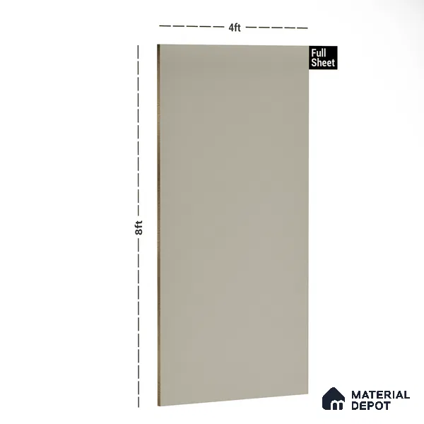 LM 12523 Glazze Series 8 ft x 4 ft Solid Glossy Finish Acrylic Laminate - 1.5 mm