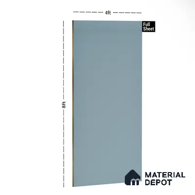 SA 23695 Glacier Blue 8 ft x 4 ft High Gloss Finish Acrylic Laminate - 1.25 mm