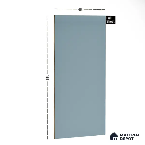SA 23695 Glacier Blue 8 ft x 4 ft High Gloss Finish Acrylic Laminate - 1.25 mm