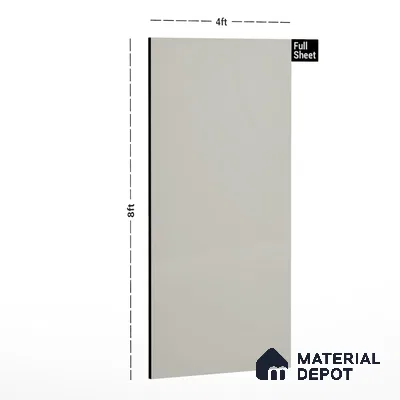Green Textured Solid Look CRYSTAL MATTY 1133 8 ft x 4 ft Texture Finish Decorative Laminate - 1.25 mm | Suitable for TV Unit, Wardrobe, Kitchen Cabinets