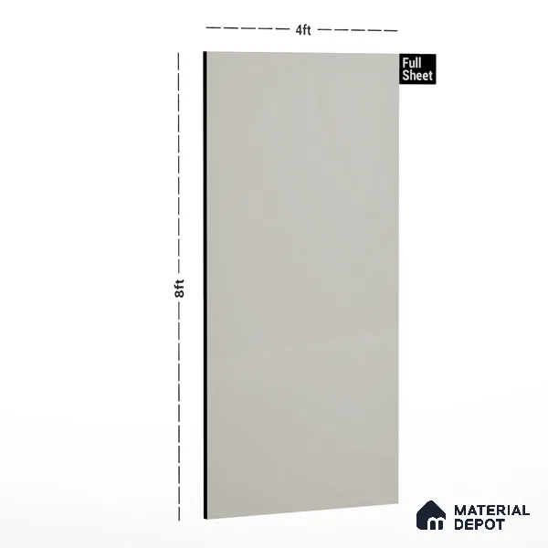 Green Textured Solid Look CRYSTAL MATTY 1133 8 ft x 4 ft Texture Finish Decorative Laminate - 1.25 mm | Suitable for TV Unit, Wardrobe, Kitchen Cabinets