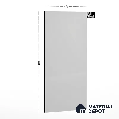 GA 4301 8 ft x 4 ft Matte Finish 6H Antiscratch Acrylic Laminate - 1.5 mm | Suitable for Living Room, Kitchen, Office