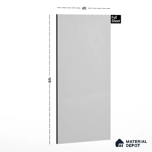 GA 4301 8 ft x 4 ft Matte Finish 6H Antiscratch Acrylic Laminate - 1.5 mm | Suitable for Living Room, Kitchen, Office