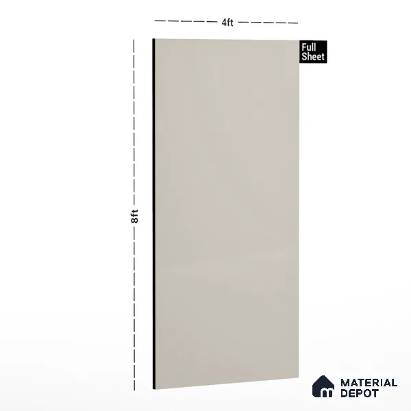 GA 4328 8 ft x 4 ft Matte Finish 6H Antiscratch Acrylic Laminate - 1.5 mm | Suitable for Living Room, Kitchen, Office