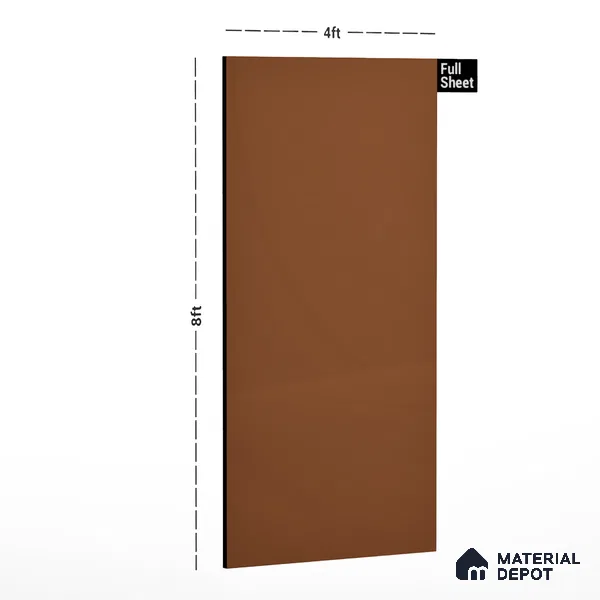GA 4327 8 ft x 4 ft Matte Finish 6H Antiscratch Acrylic Laminate - 1.5 mm | Suitable for Living Room, Kitchen, Office