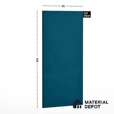 GA 4320 8 ft x 4 ft Matte Finish 6H Antiscratch Acrylic Laminate - 1.5 mm | Suitable for Living Room, Kitchen, Office