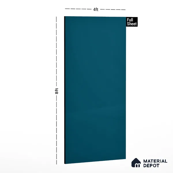 GA 4320 8 ft x 4 ft Matte Finish 6H Antiscratch Acrylic Laminate - 1.5 mm | Suitable for Living Room, Kitchen, Office