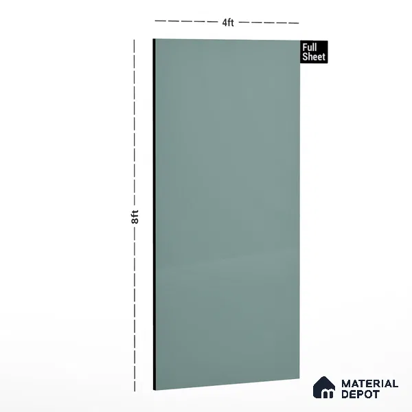 GA 4014 8 ft x 4 ft High Gloss Finish 6H Antiscratch Acrylic Laminate - 1.5 mm | Suitable for Living Room, Kitchen, Office | Matching Edgeband Code EB 4014