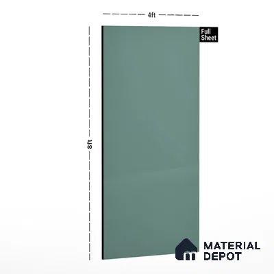 GA 4011 8 ft x 4 ft High Gloss Finish 6H Antiscratch Acrylic Laminate - 1.5 mm | Suitable for Living Room, Kitchen, Office | Matching Edgeband Code EB 4011