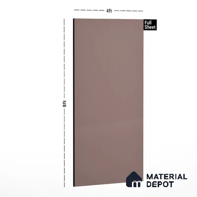 GA 4016 8 ft x 4 ft High Gloss Finish 6H Antiscratch Acrylic Laminate - 1.5 mm | Suitable for Living Room, Kitchen, Office | Matching Edgeband Code EB 4016