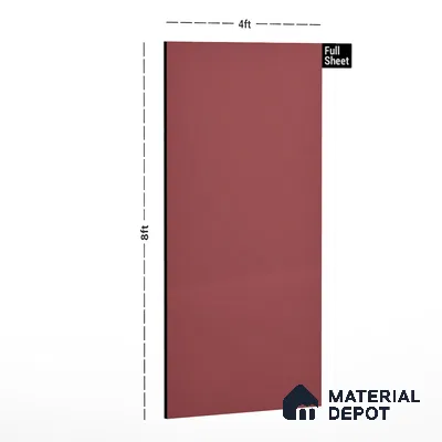 GA 4015 8 ft x 4 ft High Gloss Finish 6H Antiscratch Acrylic Laminate - 1.5 mm | Suitable for Living Room, Kitchen, Office | Matching Edgeband Code EB 4015