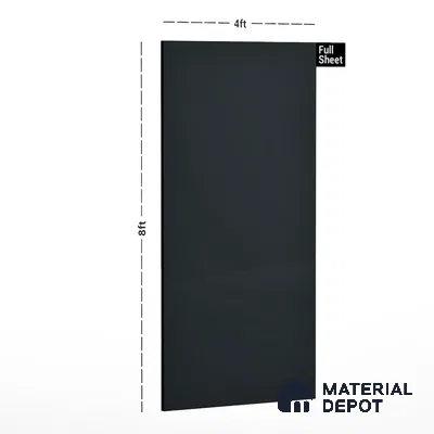 GA 4030 8 ft x 4 ft High Gloss Finish 6H Antiscratch Acrylic Laminate - 1.5 mm | Suitable for Living Room, Kitchen, Office | Matching Edgeband Code EB 4030