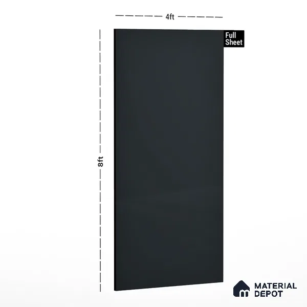GA 4030 8 ft x 4 ft High Gloss Finish 6H Antiscratch Acrylic Laminate - 1.5 mm | Suitable for Living Room, Kitchen, Office | Matching Edgeband Code EB 4030