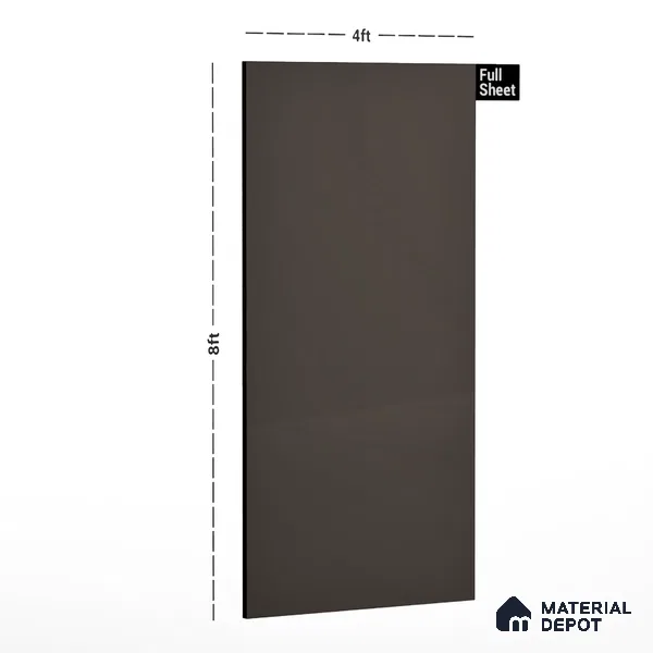 GA 4029 8 ft x 4 ft High Gloss Finish 6H Antiscratch Acrylic Laminate - 1.5 mm | Suitable for Living Room, Kitchen, Office | Matching Edgeband Code EB 4029