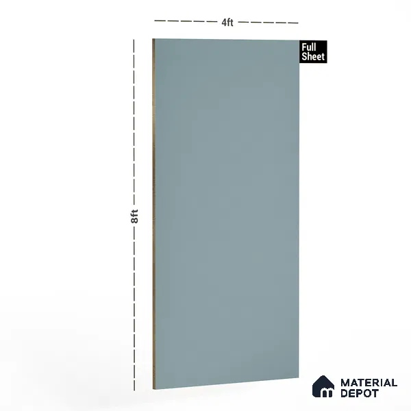 Peach Beige Solid Colors Look Matty Crystal 1122 8 ft x 4 ft Matte Finish Decorative Laminate - 1.25 mm | Suitable for Living Room, Kitchen, Office
