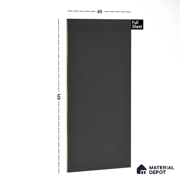 SA 119 High Grey 8 ft x 4 ft High Gloss Finish 6H Anti Scratch Acrylic Laminate - 1.5 mm