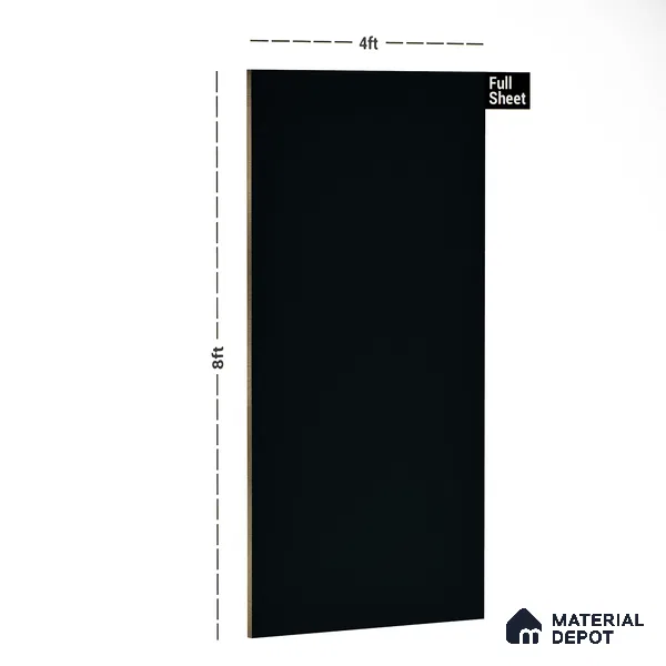 Grey Solid Colors Look MT 704 8 ft x 4 ft Matte Finish 6H Anti Scratch Acrylic Laminate - 1.5 mm | Suitable for Living Room, Kitchen, Office