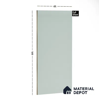 Green Solid Colors Look MT 703 8 ft x 4 ft Matte Finish 6H Anti Scratch Acrylic Laminate - 1.5 mm | Suitable for TV Unit, Wardrobe, Kitchen Cabinets