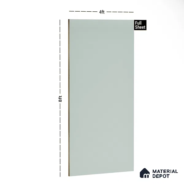 Green Solid Colors Look MT 703 8 ft x 4 ft Matte Finish 6H Anti Scratch Acrylic Laminate - 1.5 mm | Suitable for TV Unit, Wardrobe, Kitchen Cabinets