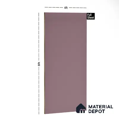 Beige Solid Colors Look MT 716 8 ft x 4 ft Matte Finish 6H Anti Scratch Acrylic Laminate - 1.5 mm | Suitable for TV Unit, Wardrobe, Kitchen Cabinets