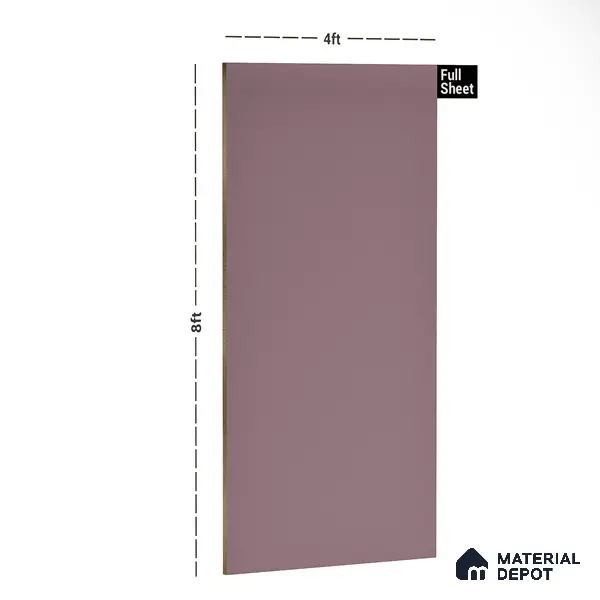 Beige Solid Colors Look MT 716 8 ft x 4 ft Matte Finish 6H Anti Scratch Acrylic Laminate - 1.5 mm | Suitable for TV Unit, Wardrobe, Kitchen Cabinets