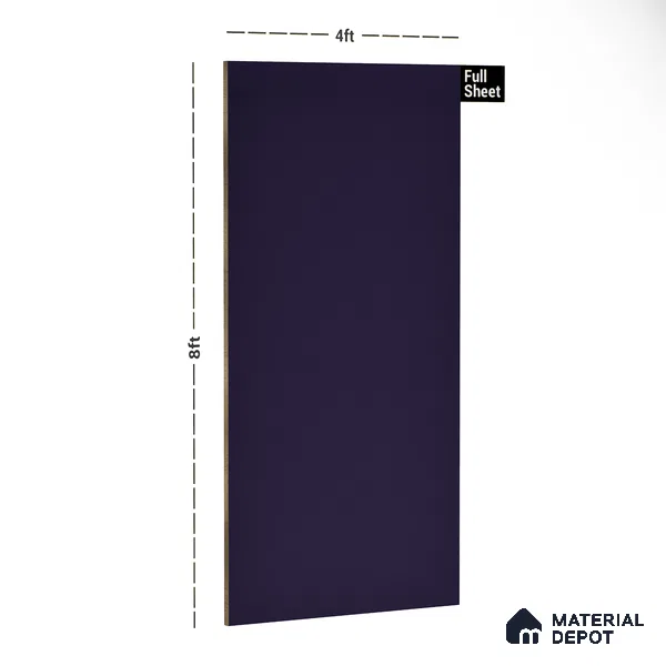 21452 SGL Prism Violet 8 ft x 4 ft High Gloss Finish Decorative Laminate - 0.8 mm | Suitable for Living Room, Kitchen, Office