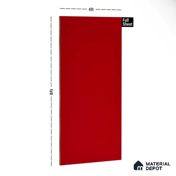 21465 DSY Neo Crimson 8 ft x 4 ft Texture Finish Decorative Laminate - 0.8 mm | Suitable for TV Unit, Wardrobe, Kitchen Cabinets