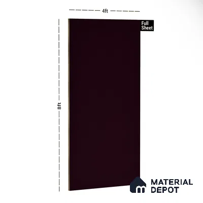 21472 OTL Grape Wine 8 ft x 4 ft Texture Finish Decorative Laminate - 0.8 mm | Suitable for TV Unit, Wardrobe, Kitchen Cabinets