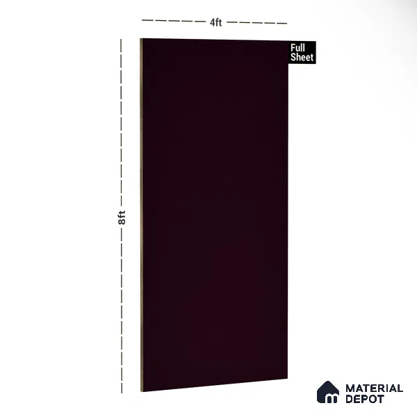 21472 OTL Grape Wine 8 ft x 4 ft Texture Finish Decorative Laminate - 0.8 mm | Suitable for TV Unit, Wardrobe, Kitchen Cabinets
