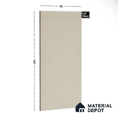 21077 Sandal 8 ft x 4 ft Suede Finish Decorative Laminate - 0.8 mm | Suitable for Living Room, Kitchen, Office