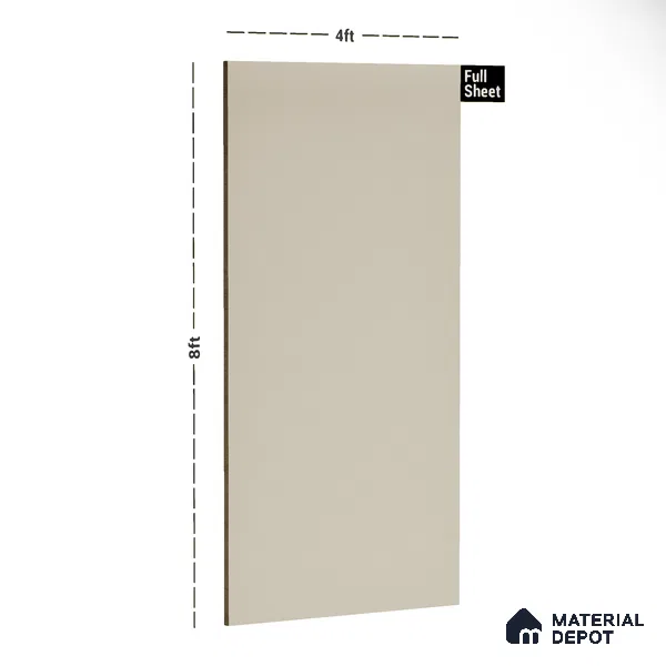21077 Sandal 8 ft x 4 ft Suede Finish Decorative Laminate - 0.8 mm | Suitable for Living Room, Kitchen, Office