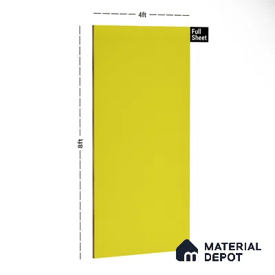 21457 SF Aspen Gold 8 ft x 4 ft Suede Finish Decorative Laminate - 0.8 mm | Suitable for Living Room, Kitchen, Office
