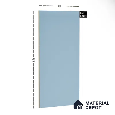 21492 SF Sky Light 8 ft x 4 ft Suede Finish Decorative Laminate - 0.8 mm | Suitable for Living Room, Kitchen, Office
