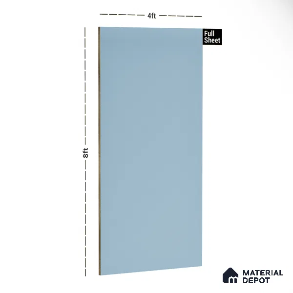 21492 SF Sky Light 8 ft x 4 ft Suede Finish Decorative Laminate - 0.8 mm | Suitable for Living Room, Kitchen, Office