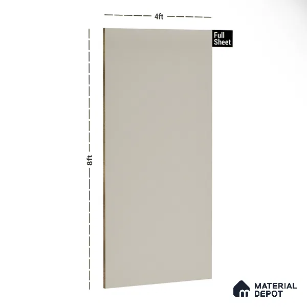 293 8 ft x 4 ft High Gloss Finish PETG Coated PVC Base Laminate - 1 mm | Suitable for Living Room, Kitchen, Office