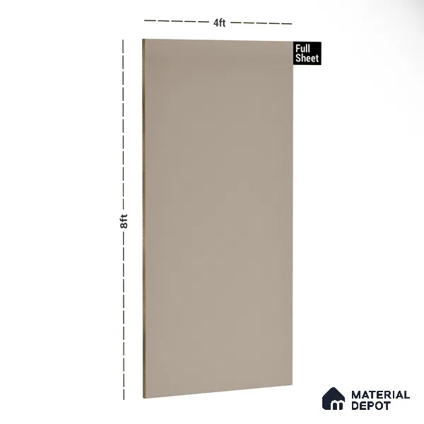 295 8 ft x 4 ft High Gloss Finish PETG Coated PVC Base Laminate - 1 mm | Suitable for Living Room, Kitchen, Office
