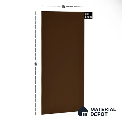 296 8 ft x 4 ft High Gloss Finish PETG Coated PVC Base Laminate - 1 mm | Suitable for Living Room, Kitchen, Office