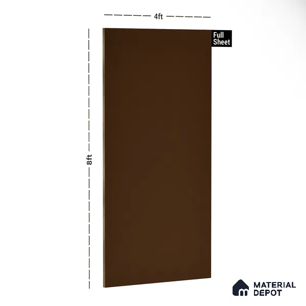 296 8 ft x 4 ft High Gloss Finish PETG Coated PVC Base Laminate - 1 mm | Suitable for Living Room, Kitchen, Office