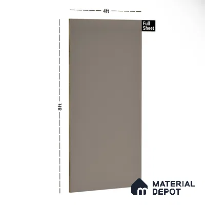 298 8 ft x 4 ft High Gloss Finish PETG Coated PVC Base Laminate - 1 mm | Suitable for Living Room, Kitchen, Office