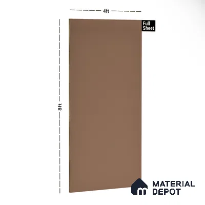 316 8 ft x 4 ft High Gloss Finish PETG Coated PVC Base Laminate - 1 mm | Suitable for Living Room, Kitchen, Office