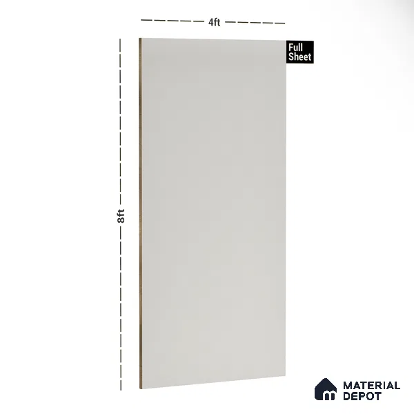 319 8 ft x 4 ft Super Matte Finish PETG Coated PVC Base Laminate - 1 mm | Suitable for Living Room, Kitchen, Office